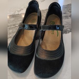 Naot Kirei Mary Jane leather Comfort Wear shoes black Size 9